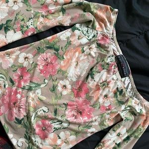 Off the shoulder flower top